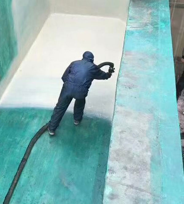 工業(yè)污水池防腐噴涂聚脲案例