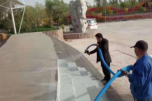 專用聚脲噴涂體育看臺案例